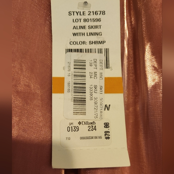 J.R.Nights Special Occasion Skirt, size 16w - Picture 3 of 5